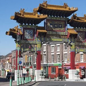 UK, Liverpool, Chinatown Arch, 2009. Creator: Ethel Davies
