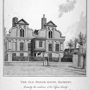 View of a manor house on Shacklewell Green, Hackney, London, 1800