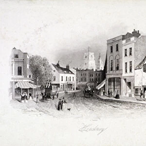 View of Mare Street, Hackney, London, c1860