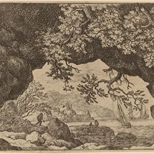 View through a Pierced Rock, probably c. 1645 / 1656. Creator: Allart van Everdingen