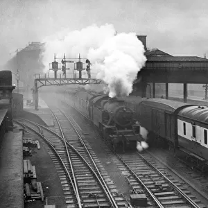 Glasgow Central Station from the signal box 1953
