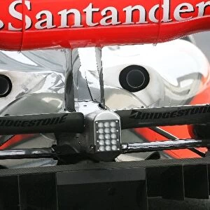 Formula One Testing: McLaren MP4-24 rear diffuser and exhaust detail whilst still running the 2008 spec rear wing