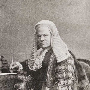 Hardinge Stanley Giffard, 1St Earl Of Halsbury, 1823-1921. English Barrister, Politician, Government Minister And Three Times Lord Chancellor Of Great Britain. From The Strand Magazine, Published 1896