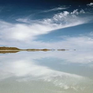 Reflection In Uyuni Salt Flat