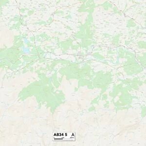 Aberdeenshire AB34 5 Map