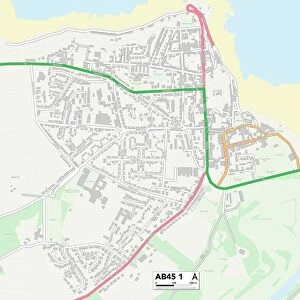 Aberdeenshire AB45 1 Map