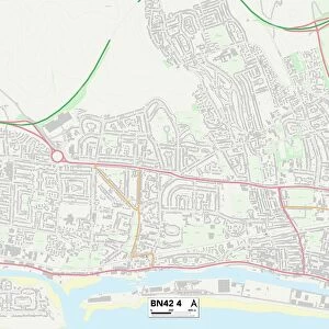 Adur BN42 4 Map