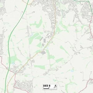 Amber Valley DE5 8 Map