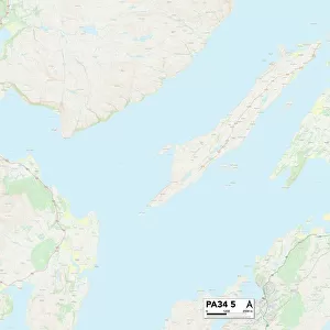 Argyllshire PA34 5 Map