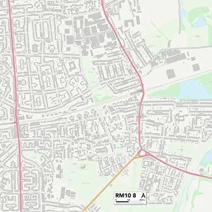 Barking and Dagenham RM10 8 Map