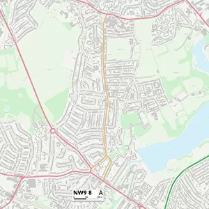 Barnet NW9 8 Map