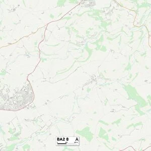 Bath and North East Somerset BA2 8 Map