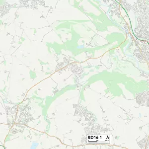 Bingley BD16 1 Map