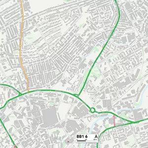 Blackburn with Darwen BB1 6 Map