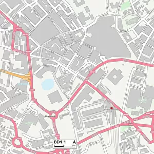 Bradford BD1 1 Map