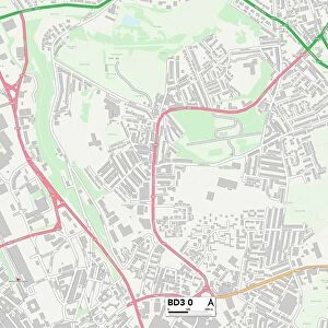 Bradford BD3 0 Map