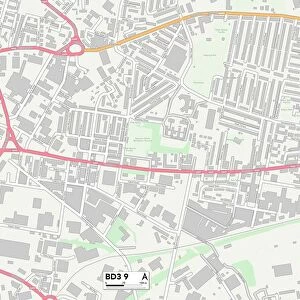 Bradford BD3 9 Map