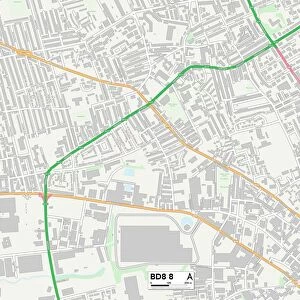 Bradford BD8 8 Map