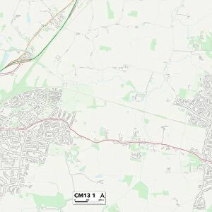 Brentwood CM13 1 Map