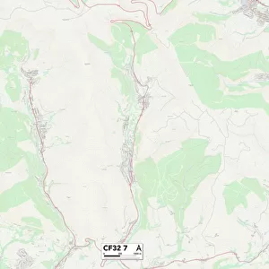 Bridgend CF32 7 Map