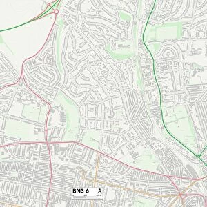 Brighton and Hove BN3 6 Map