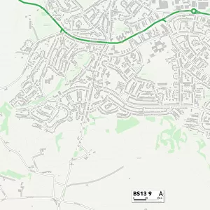 Bristol BS13 9 Map