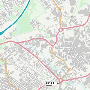 Burnley BB11 1 Map