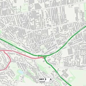 Calderdale HX1 3 Map