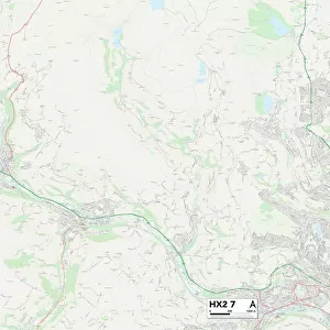 Calderdale HX2 7 Map