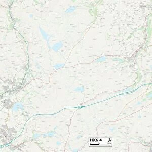 Calderdale HX6 4 Map