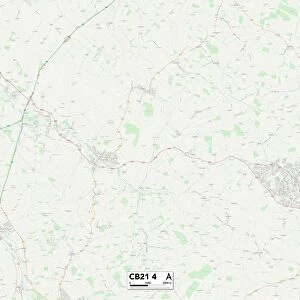 Cambridge CB21 4 Map