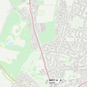 Cannock Chase WS11 4 Map