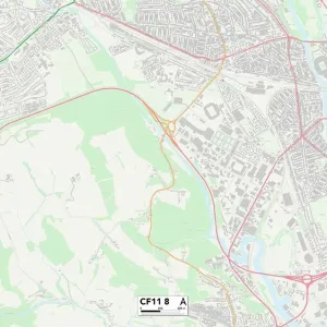 Cardiff CF11 8 Map