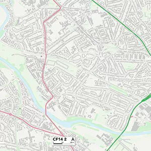 Cardiff CF14 2 Map