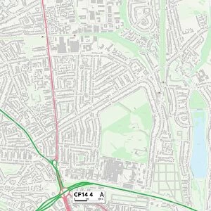 Cardiff CF14 4 Map