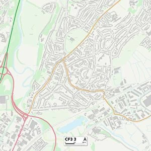 Cardiff CF3 3 Map