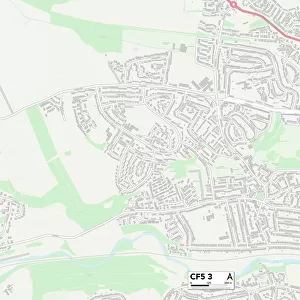 Cardiff CF5 3 Map
