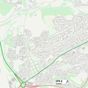 Cardiff CF5 4 Map