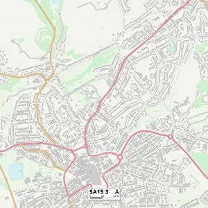 Carmarthenshire SA15 3 Map