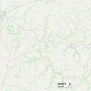 Carmarthenshire SA38 9 Map