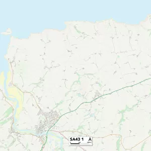 Ceredigion SA43 1 Map