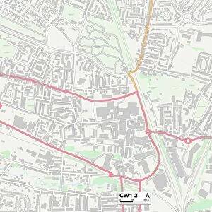 Cheshire East CW1 2 Map