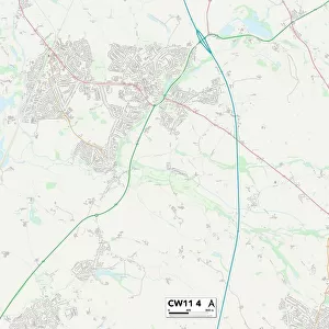 Cheshire East CW11 4 Map