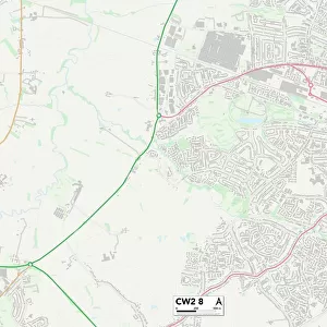 Cheshire East CW2 8 Map
