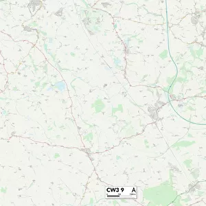 Cheshire East CW3 9 Map
