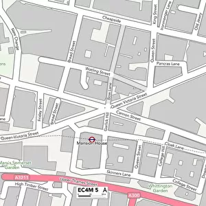 City of London EC4M 5 Map