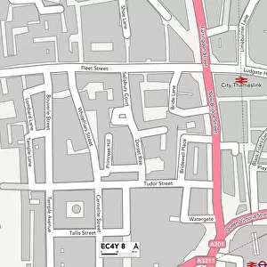 City of London EC4Y 8 Map