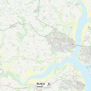 Cornwall PL12 4 Map