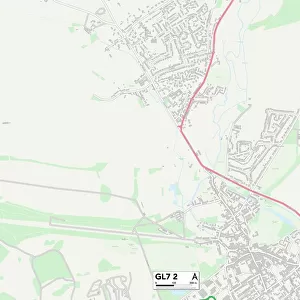 Cotswold GL7 2 Map