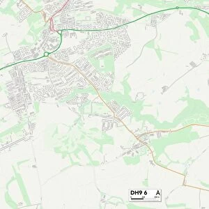 County Durham DH9 6 Map